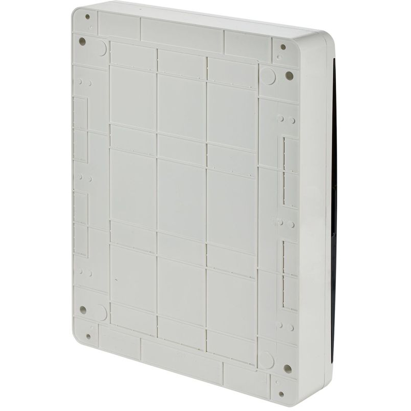 TEKFOR Корпус пластиковый ЩРН-П-54 IP41 черная прозрачная дверь IEK