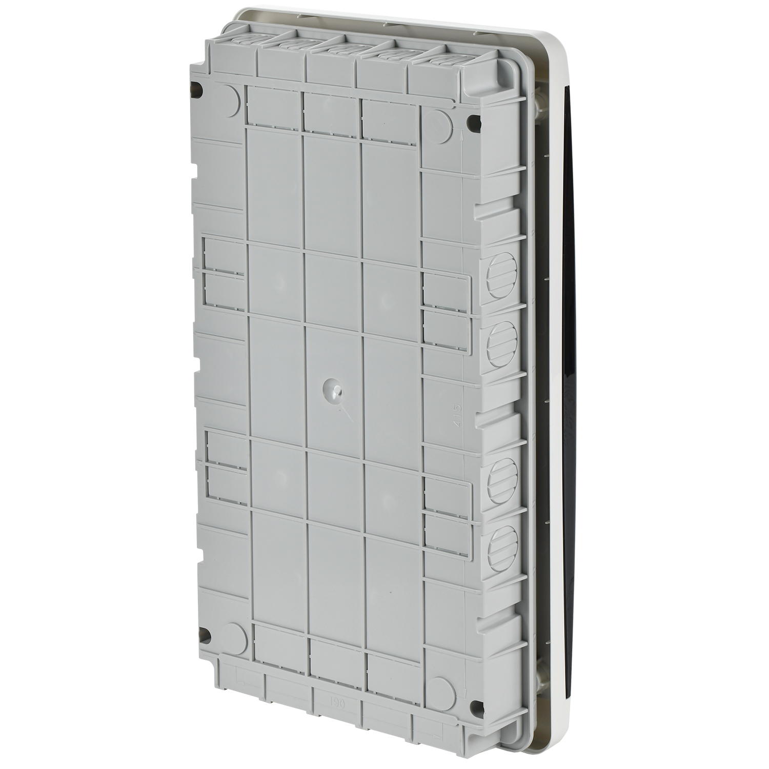 TEKFOR Корпус пластиковый ЩРВ-П-36 IP41 черная прозрачная дверь IEK