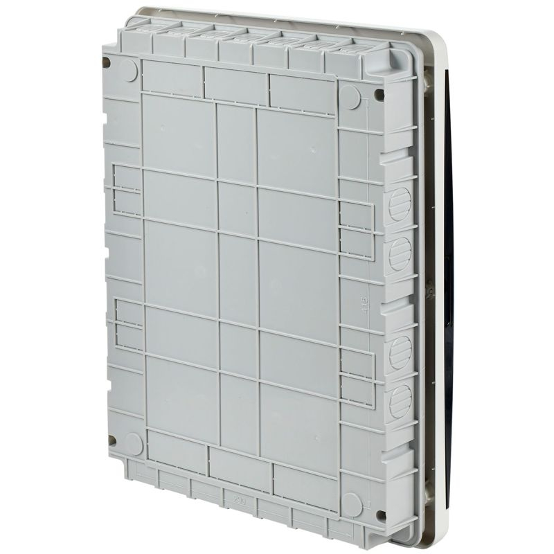 TEKFOR Корпус пластиковый ЩРВ-П-54 IP41 черная прозрачная дверь IEK