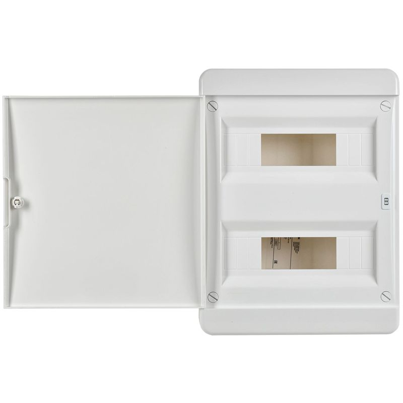 TEKFOR Корпус пластиковый ЩРН-П-24 IP41 белая дверь IEK