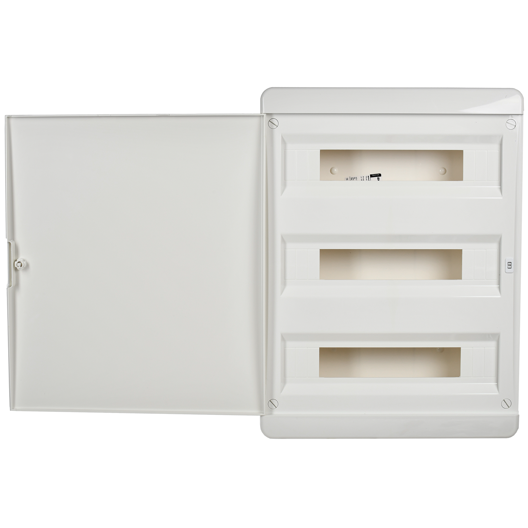 TEKFOR Корпус пластиковый ЩРН-П-54 IP41 белая дверь IEK