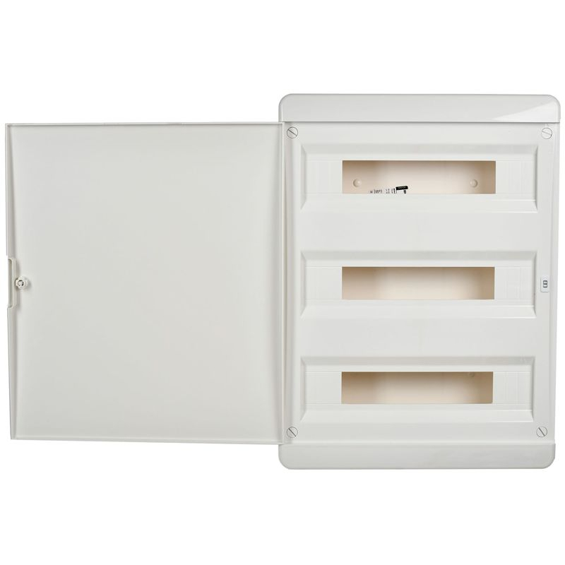 TEKFOR Корпус пластиковый ЩРН-П-54 IP41 белая дверь IEK