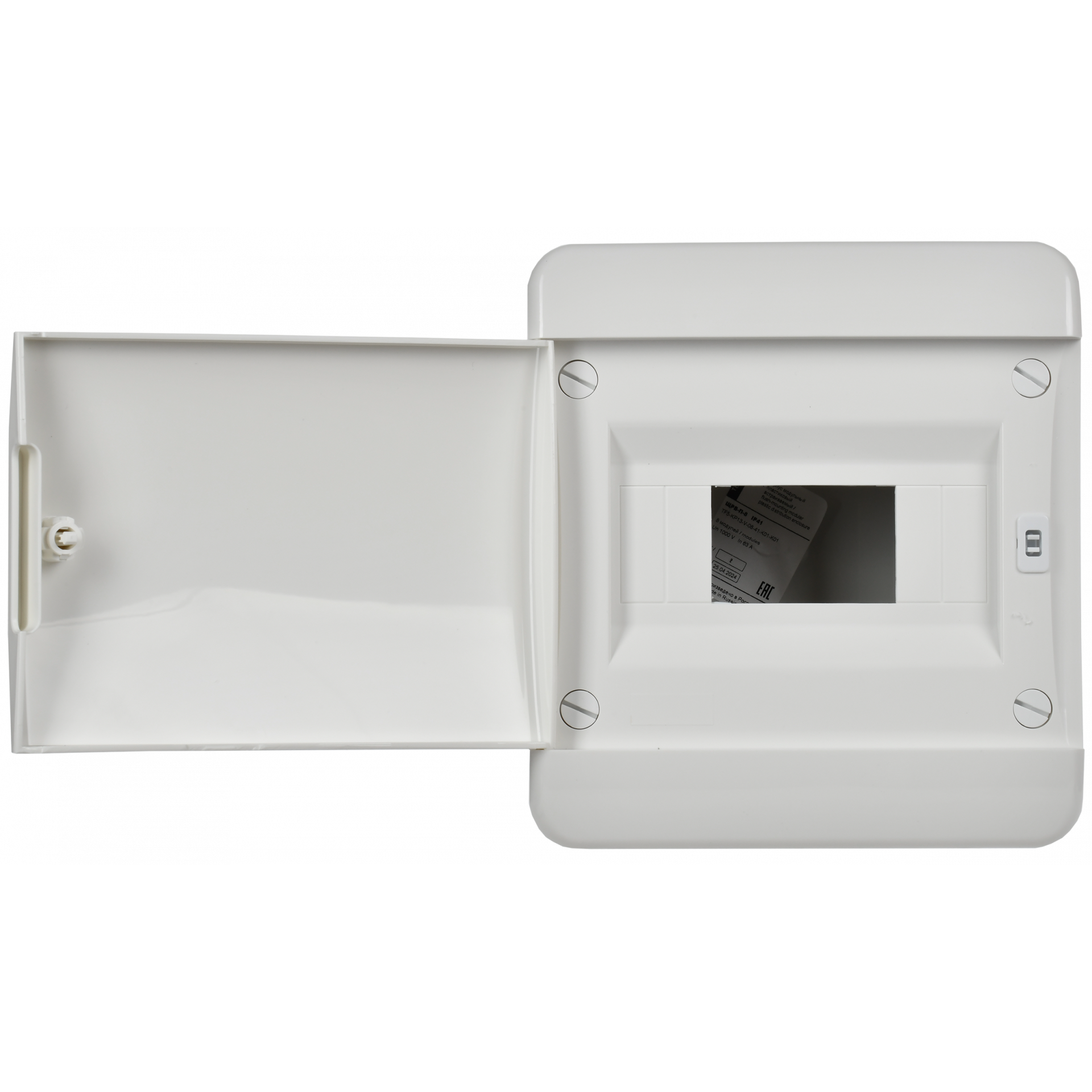 TEKFOR Корпус пластиковый ЩРВ-П-8 IP41 белая дверь IEK