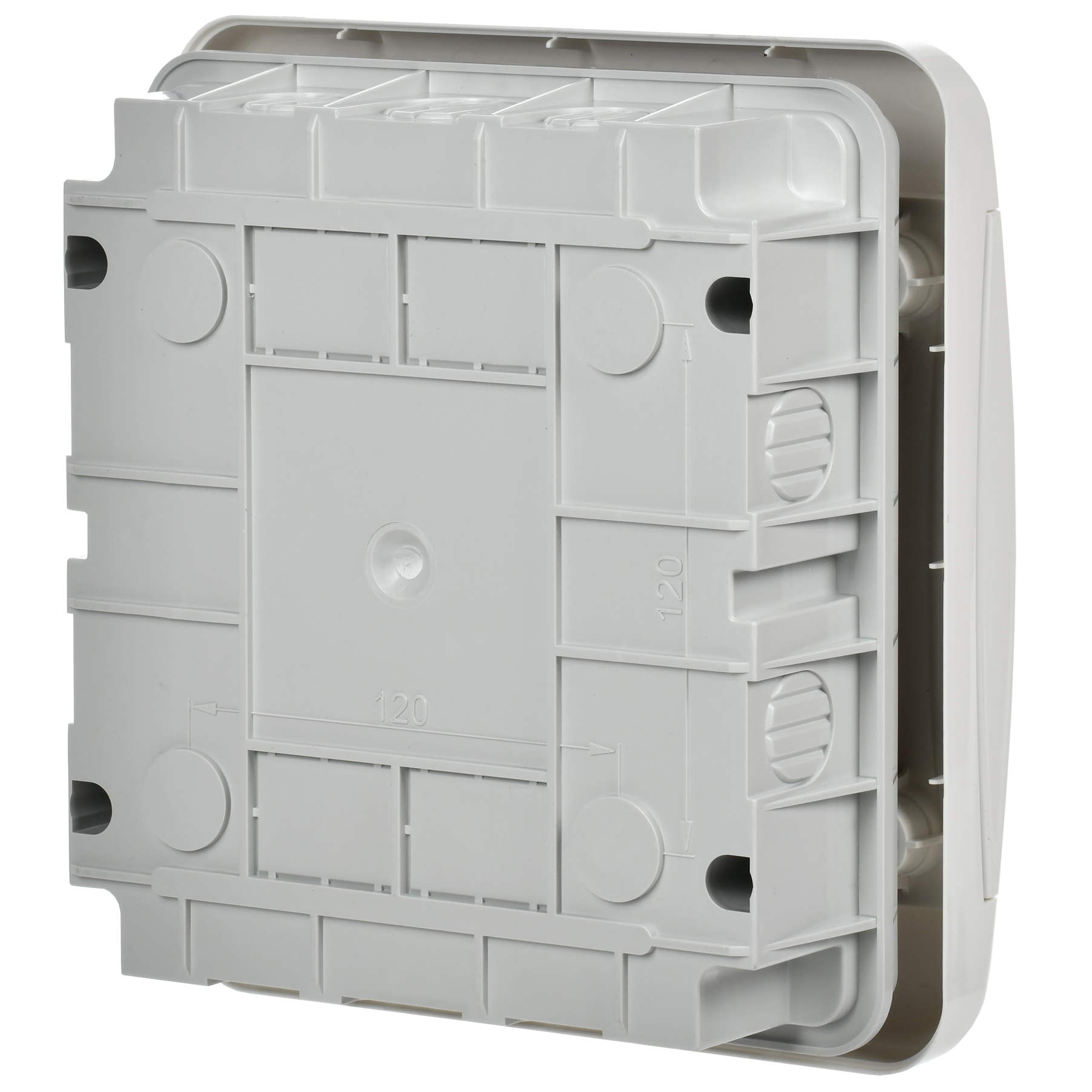 TEKFOR Корпус пластиковый ЩРВ-П-8 IP41 белая дверь IEK