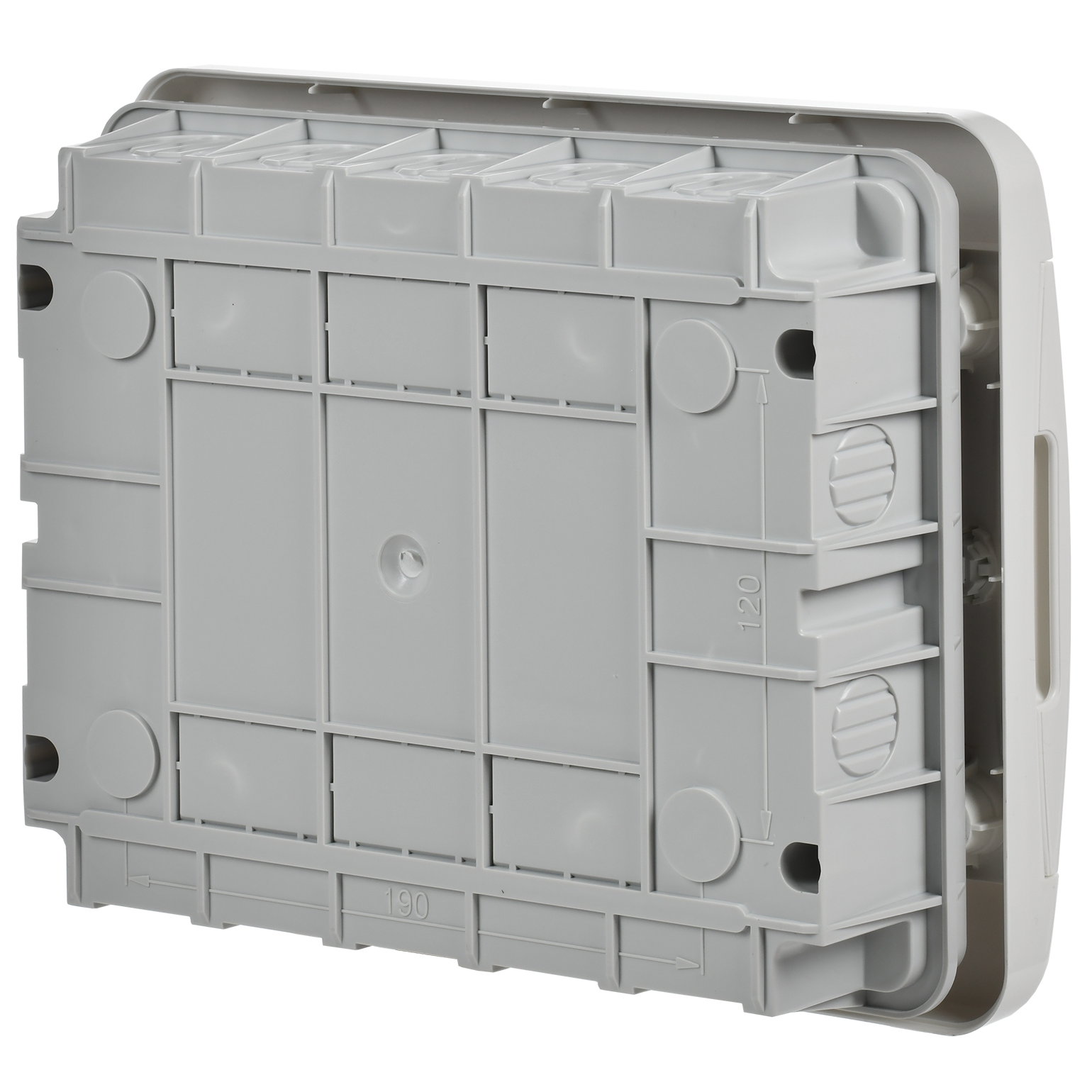 TEKFOR Корпус пластиковый ЩРВ-П-12 IP41 белая дверь IEK