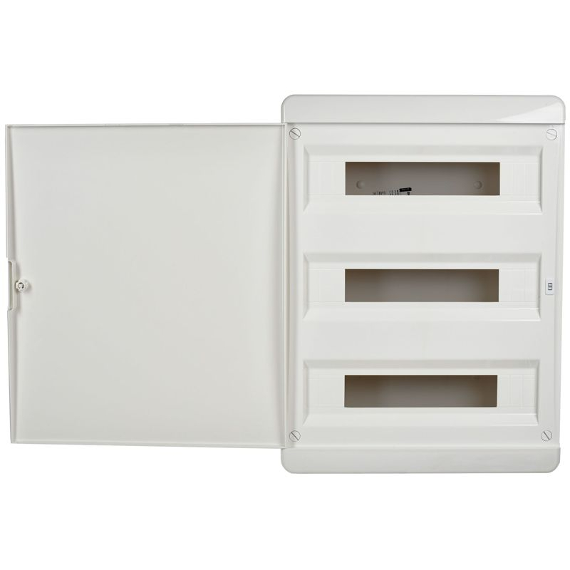 TEKFOR Корпус пластиковый ЩРВ-П-54 IP41 белая дверь IEK