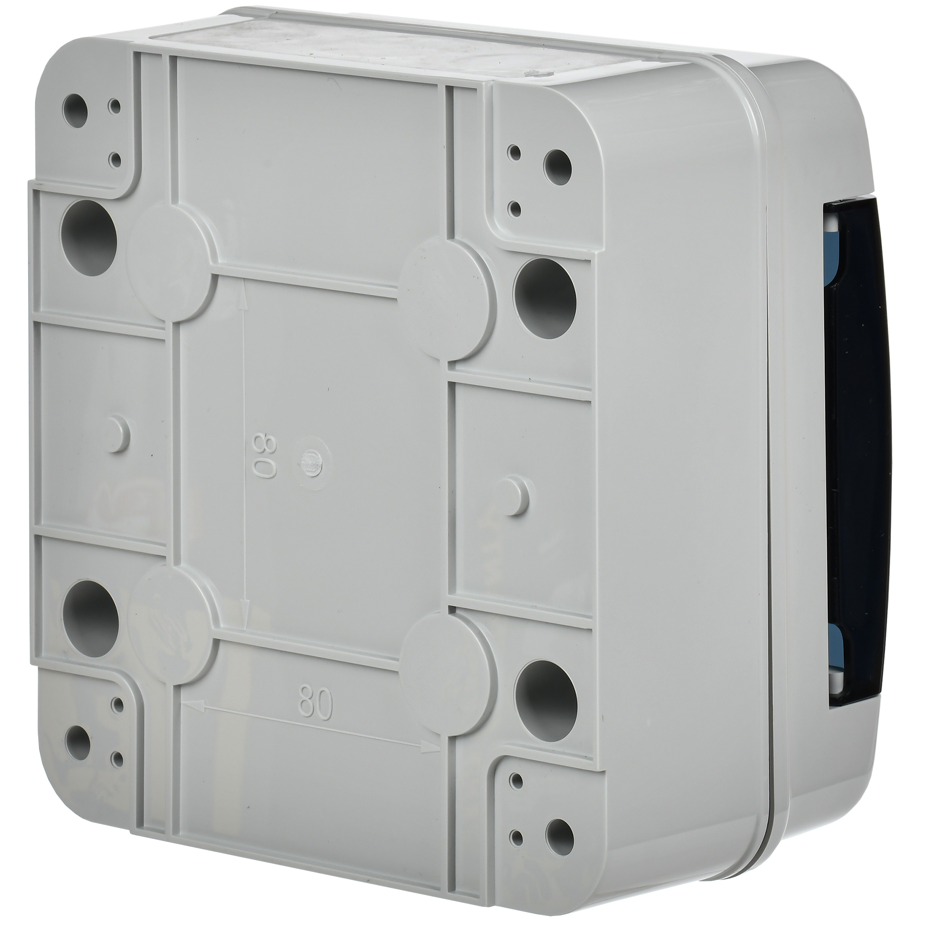 TEKFOR Корпус пластиковый КМПн-6 IP65 черная прозрачная дверь IEK