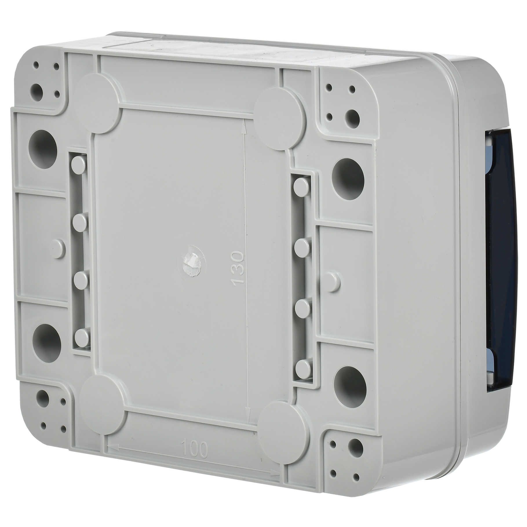 TEKFOR Корпус пластиковый КМПн-8 IP65 черная прозрачная дверь IEK