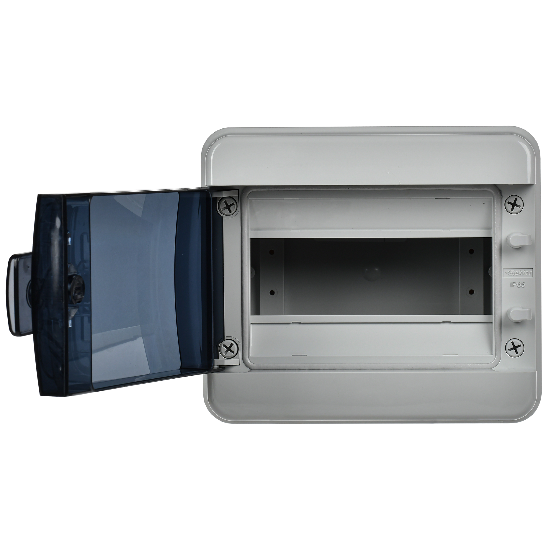 TEKFOR Корпус пластиковый КМПн-8 IP65 черная прозрачная дверь IEK