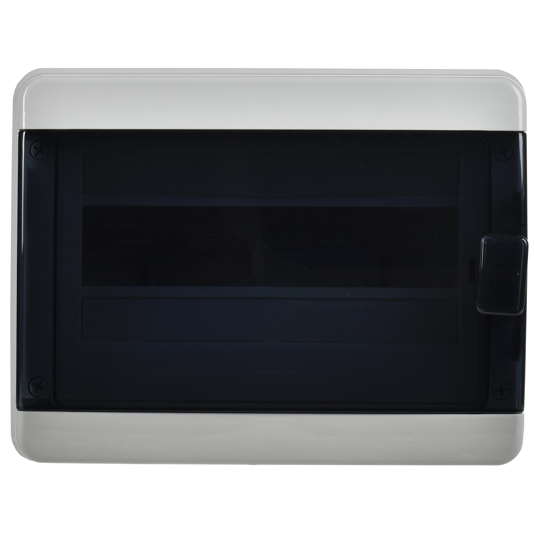 TEKFOR Корпус пластиковый КМПн-12 IP65 черная прозрачная дверь IEK