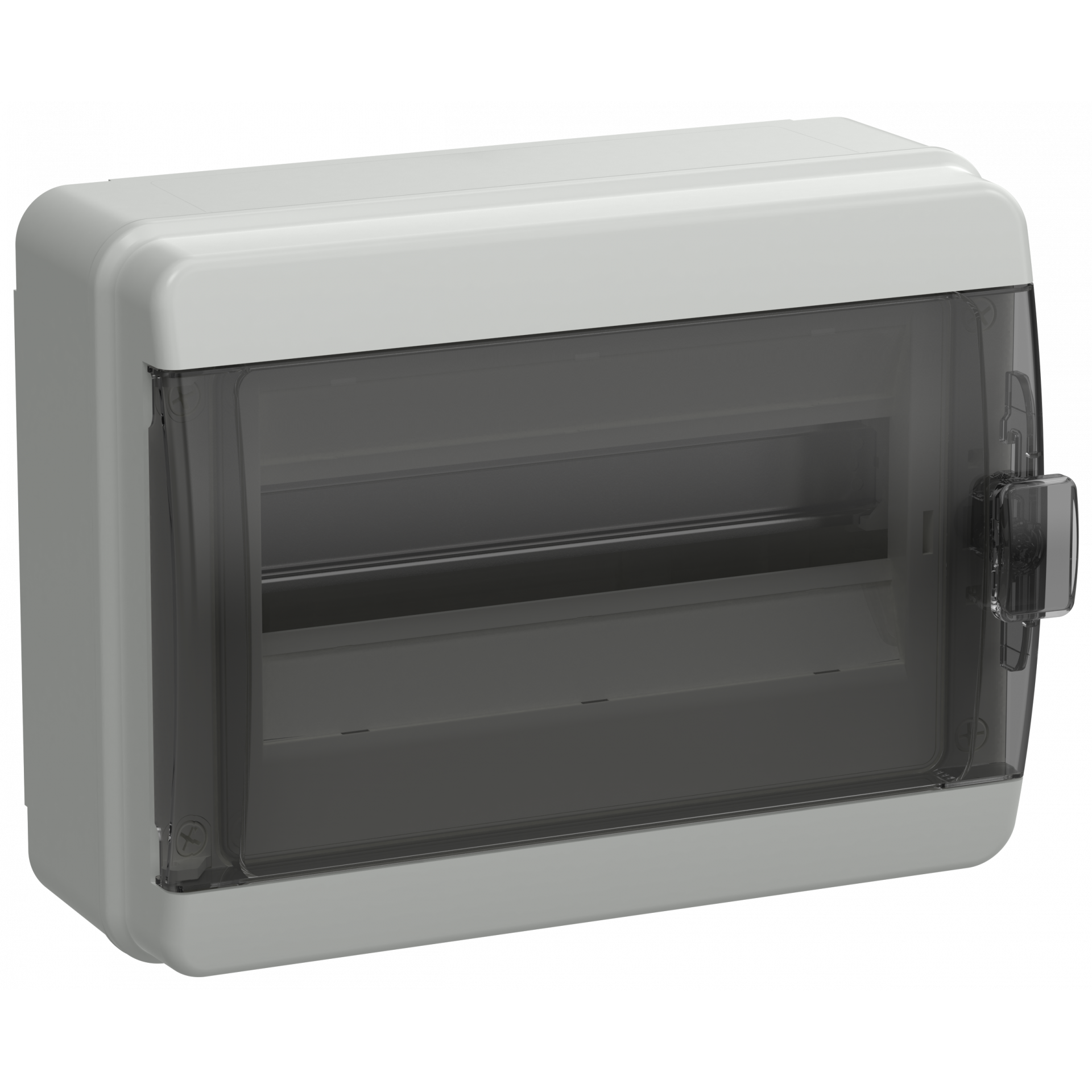 TEKFOR Корпус пластиковый КМПн-12 IP65 черная прозрачная дверь IEK