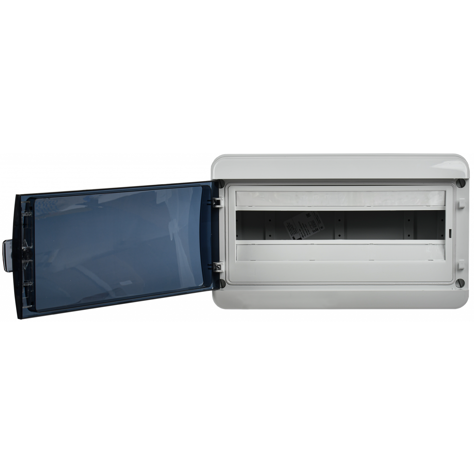 TEKFOR Корпус пластиковый КМПн-18 IP65 черная прозрачная дверь IEK