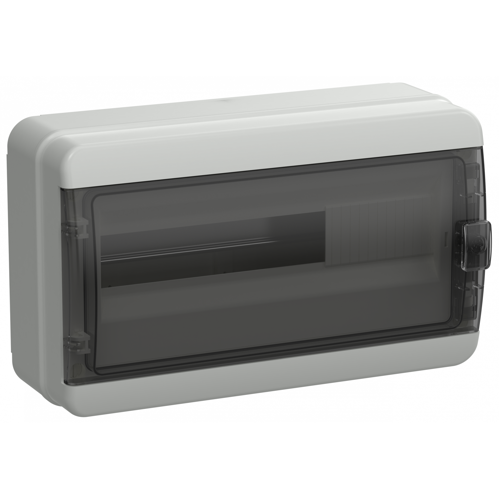 TEKFOR Корпус пластиковый КМПн-18 IP65 черная прозрачная дверь IEK