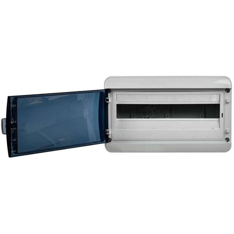 TEKFOR Корпус пластиковый КМПн-18 IP65 черная прозрачная дверь IEK