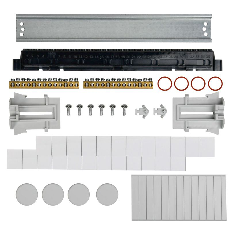 TEKFOR Корпус пластиковый КМПн-18 IP65 черная прозрачная дверь IEK