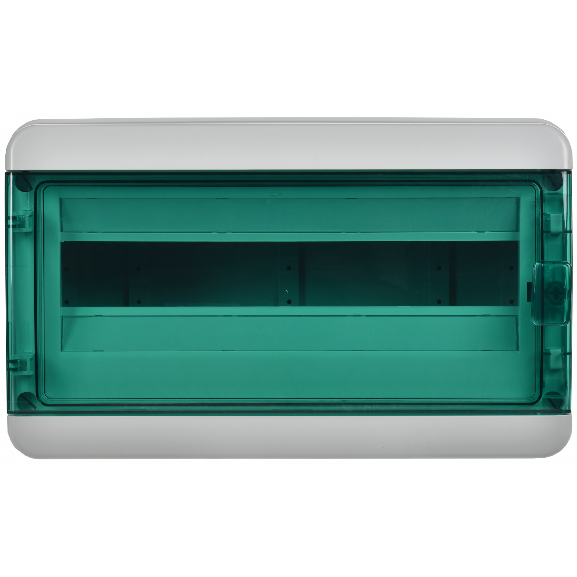 TEKFOR Корпус пластиковый КМПн-18 IP65 зеленая прозрачная дверь IEK