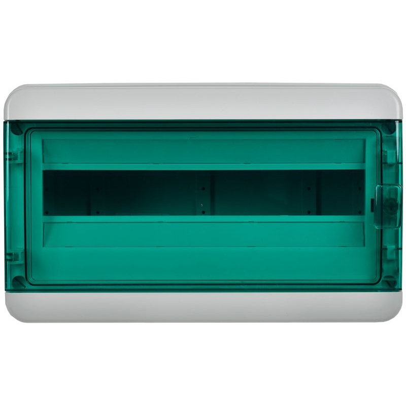TEKFOR Корпус пластиковый КМПн-18 IP65 зеленая прозрачная дверь IEK