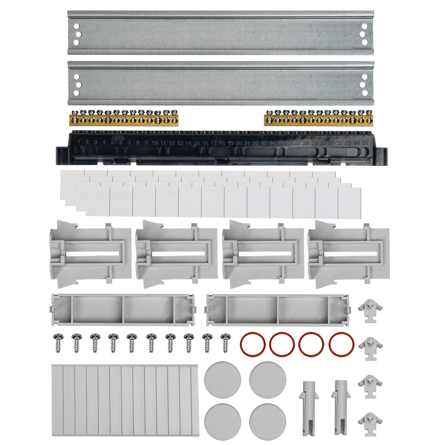 TEKFOR Корпус пластиковый КМПн-24 IP65 черная прозрачная дверь IEK