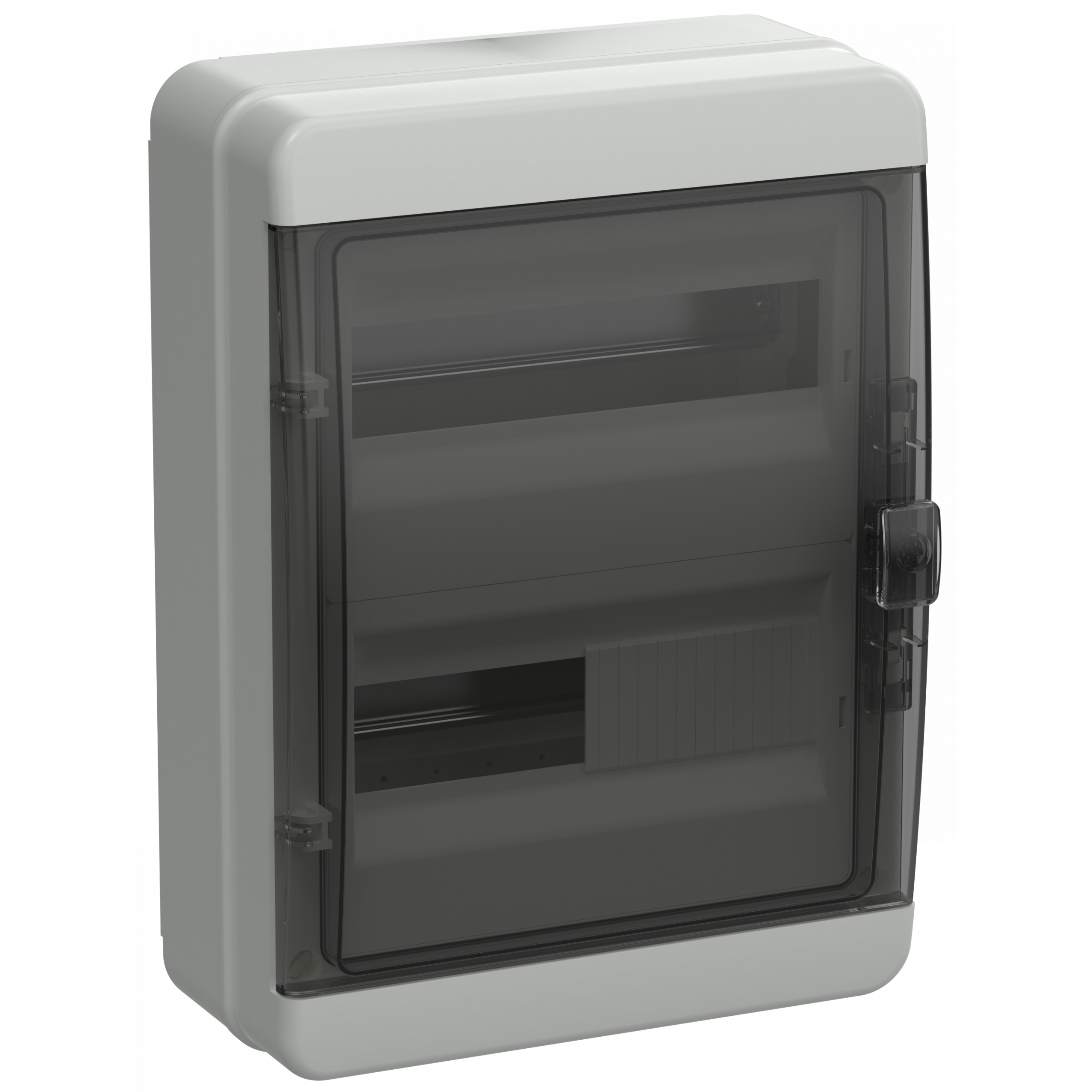 TEKFOR Корпус пластиковый КМПн-24 IP65 черная прозрачная дверь IEK