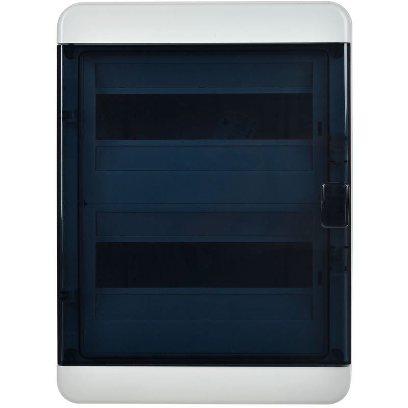 TEKFOR Корпус пластиковый КМПн-24 IP65 черная прозрачная дверь IEK