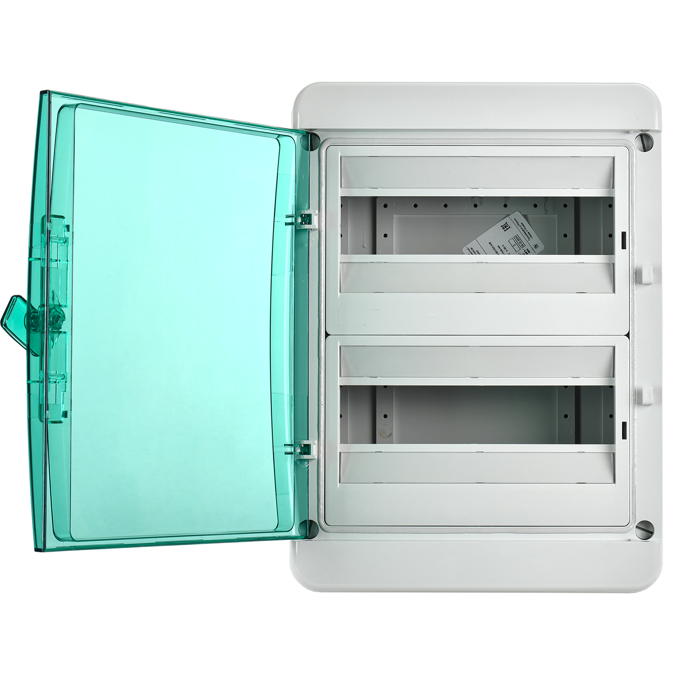 TEKFOR Корпус пластиковый КМПн-24 IP65 зеленая прозрачная дверь IEK