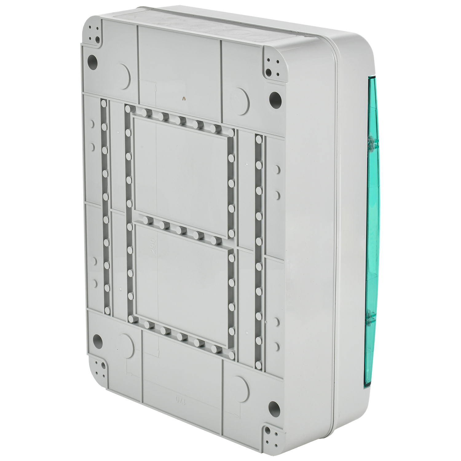 TEKFOR Корпус пластиковый КМПн-24 IP65 зеленая прозрачная дверь IEK
