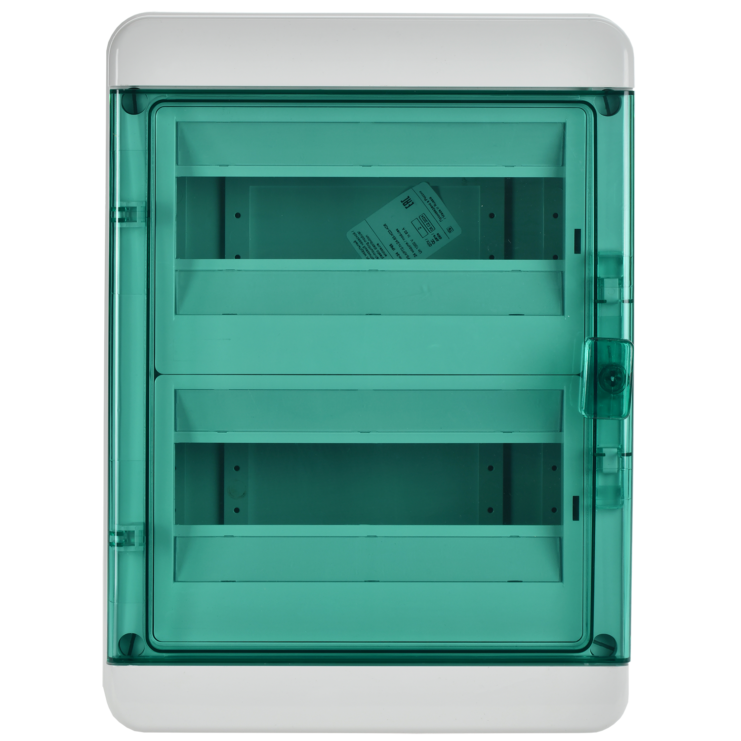 TEKFOR Корпус пластиковый КМПн-24 IP65 зеленая прозрачная дверь IEK