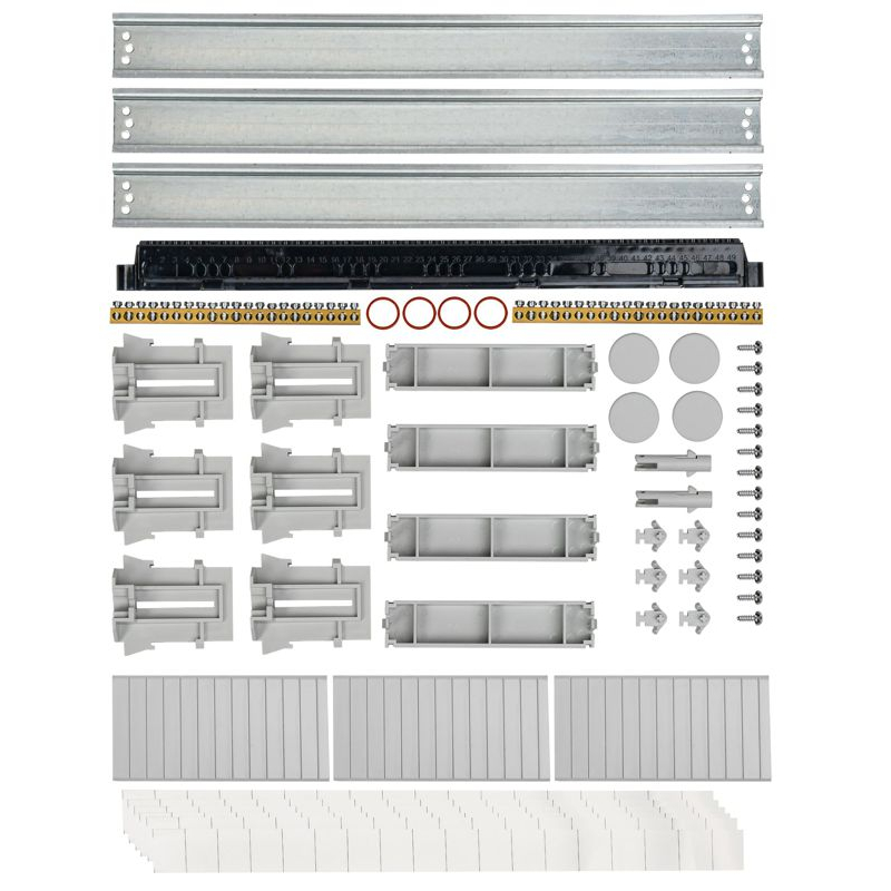 TEKFOR Корпус пластиковый КМПн-54 IP65 черная прозрачная дверь IEK