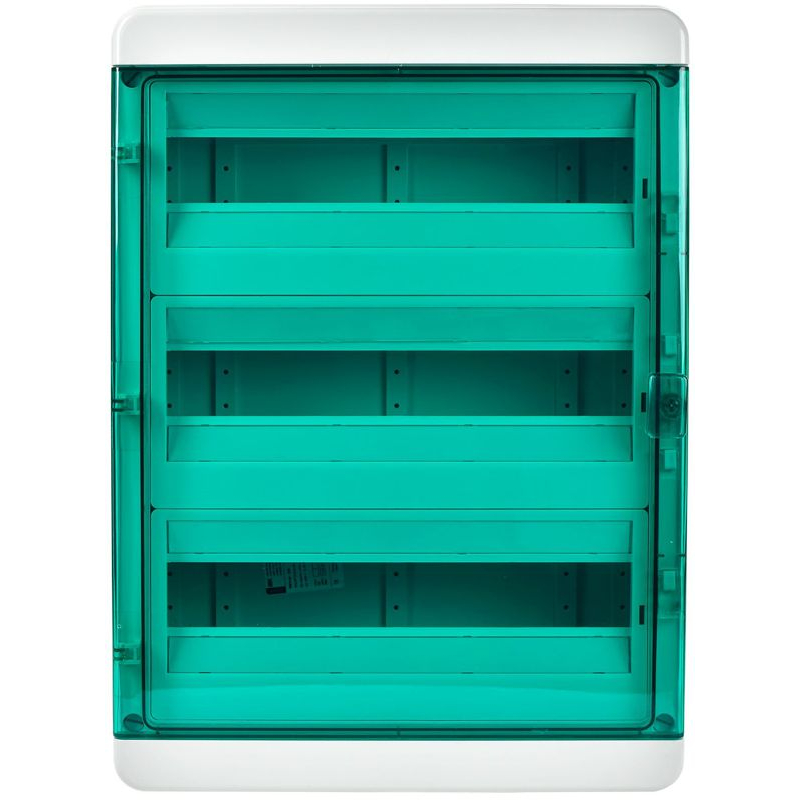 TEKFOR Корпус пластиковый КМПн-54 IP65 зеленая прозрачная дверь IEK