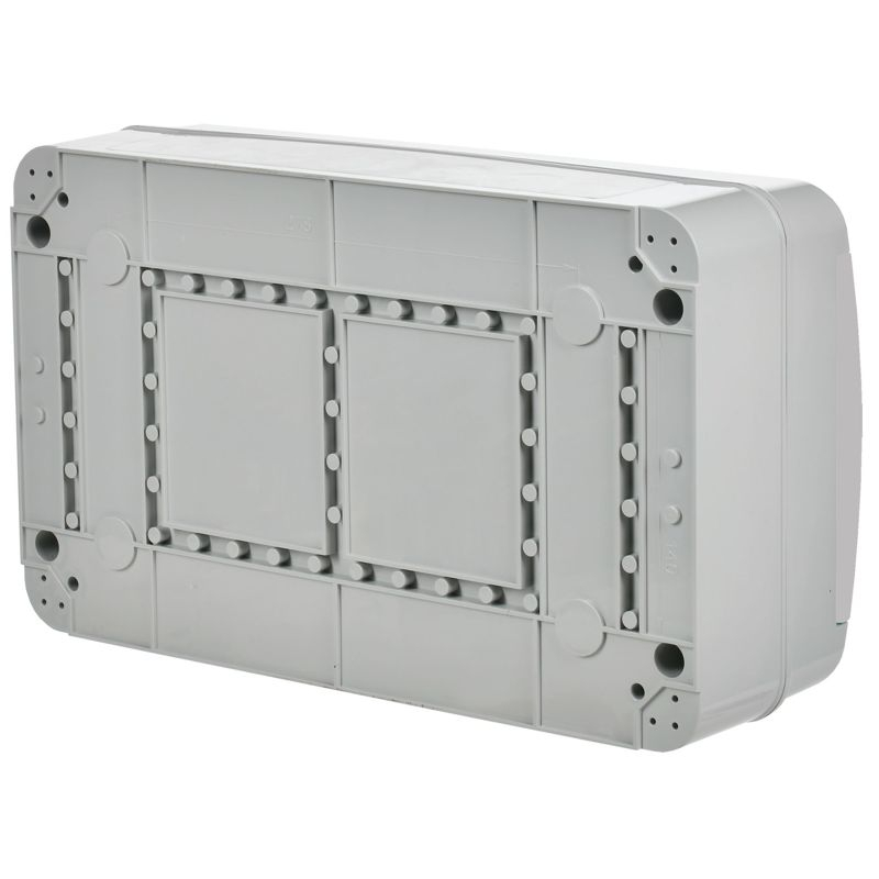 TEKFOR Корпус пластиковый КМПн-18 IP65 серая непрозрачная дверь IEK