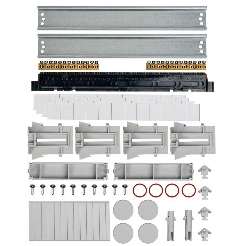 TEKFOR Корпус пластиковый КМПн-24 IP65 серая непрозрачная дверь IEK