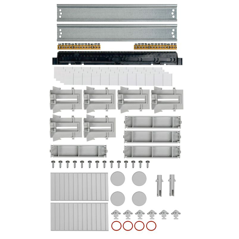 TEKFOR Корпус пластиковый КМПн-36 IP65 серая непрозрачная дверь IEK