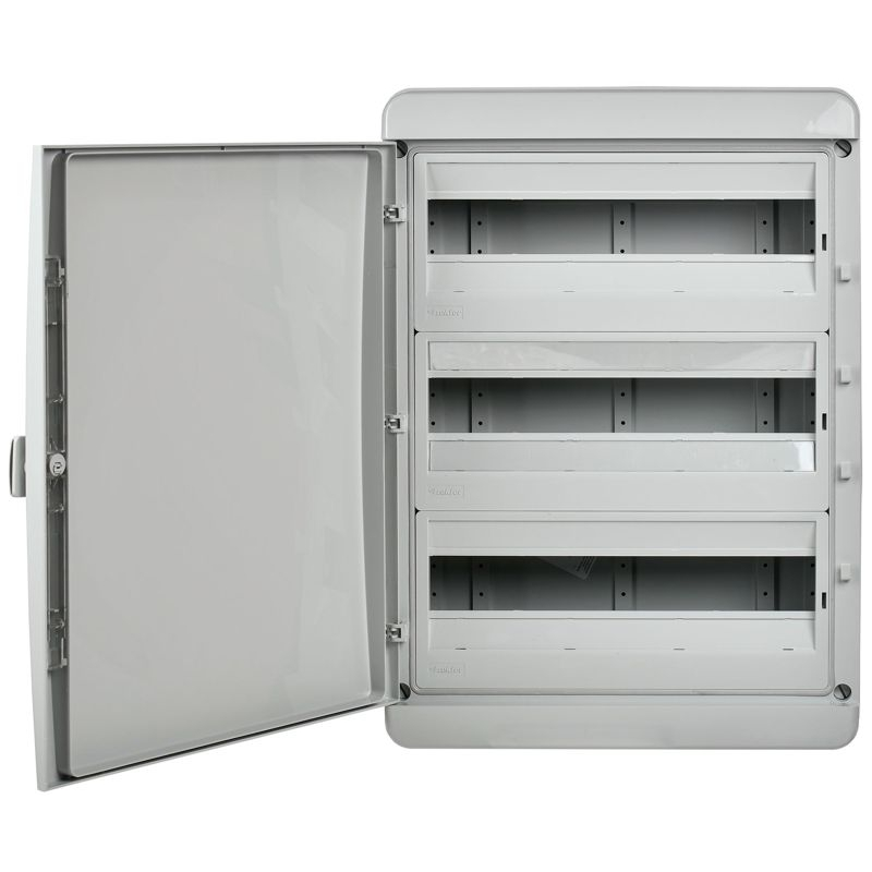 TEKFOR Корпус пластиковый КМПн-54 IP65 серая непрозрачная дверь IEK