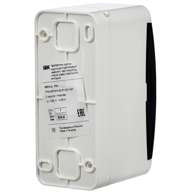 TEKFOR Mini Корпус пластиковый КМПн-2 IP41 белый IEK