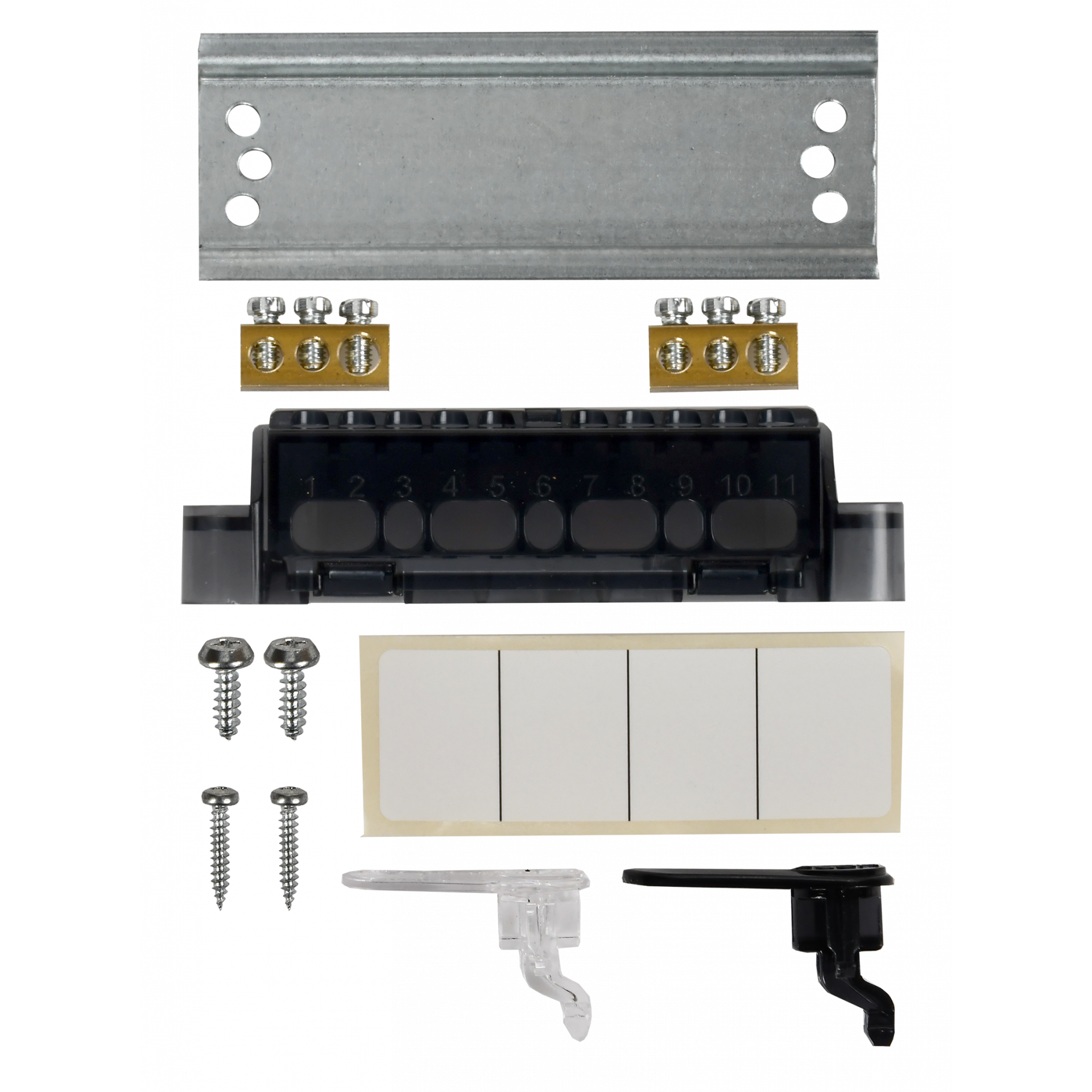 UNION Compact Корпус пластиковый ЩРН-П-4 IP41 черная прозрачная дверь IEK