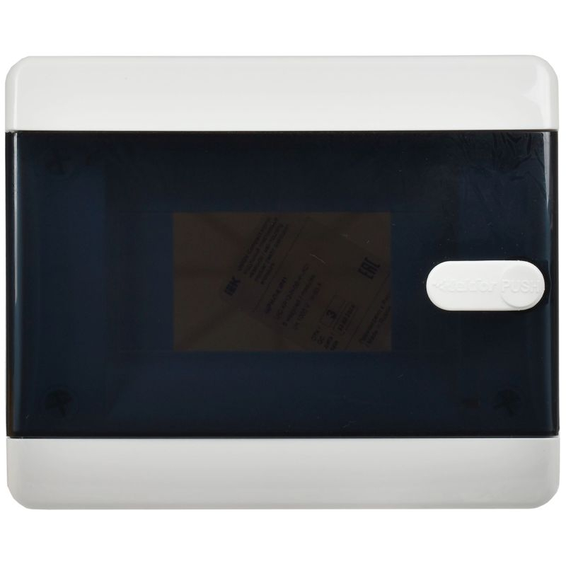 UNION Compact Корпус пластиковый ЩРН-П-6 IP41 черная прозрачная дверь IEK