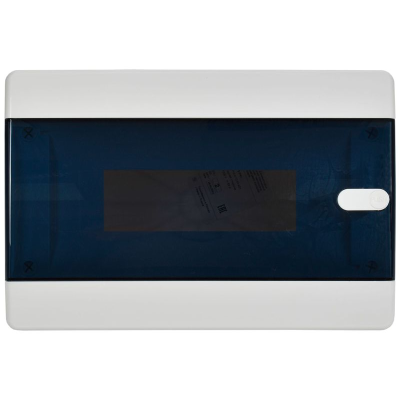UNION Compact Корпус пластиковый ЩРН-П-12 IP41 черная прозрачная дверь IEK