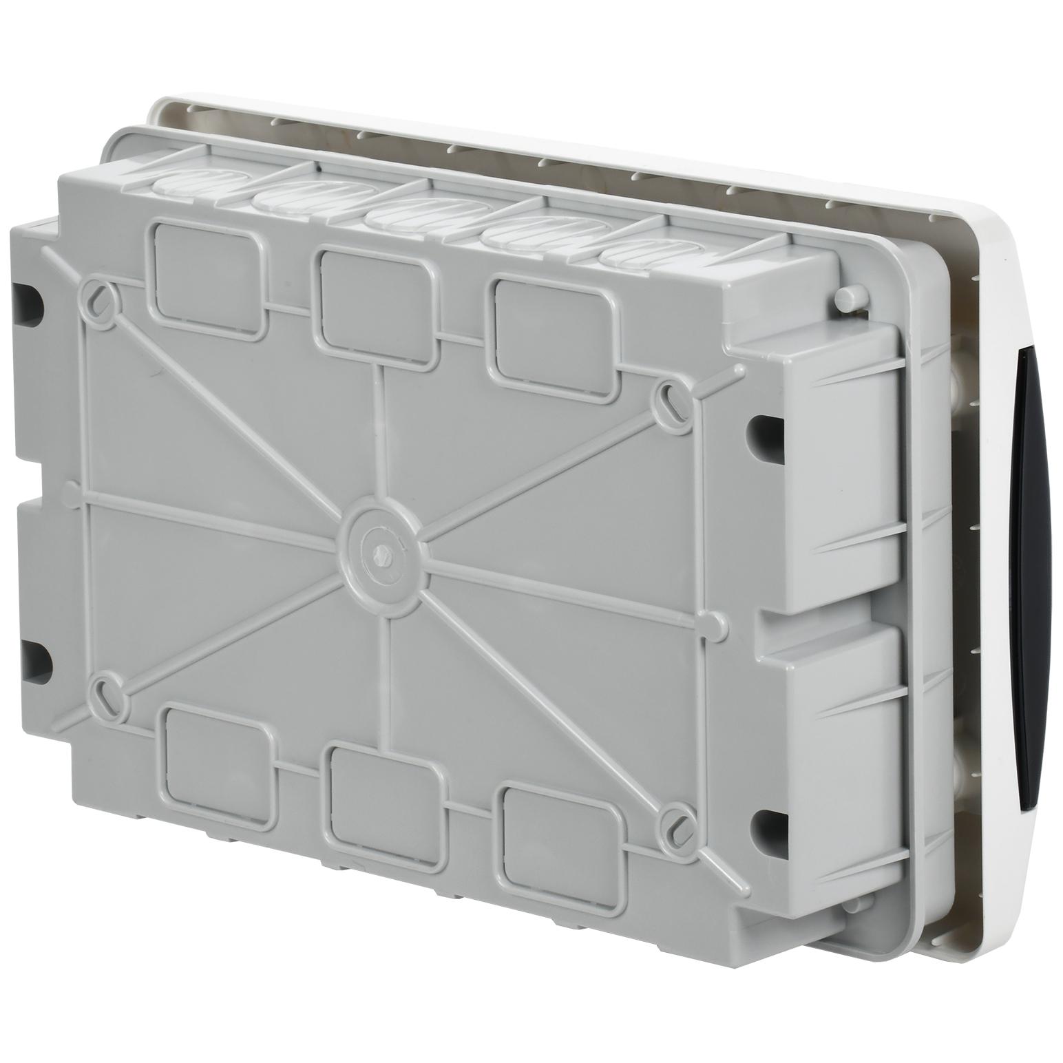 UNION Compact Корпус пластиковый ЩРВ-П-12 IP41 черная прозрачная дверь IEK