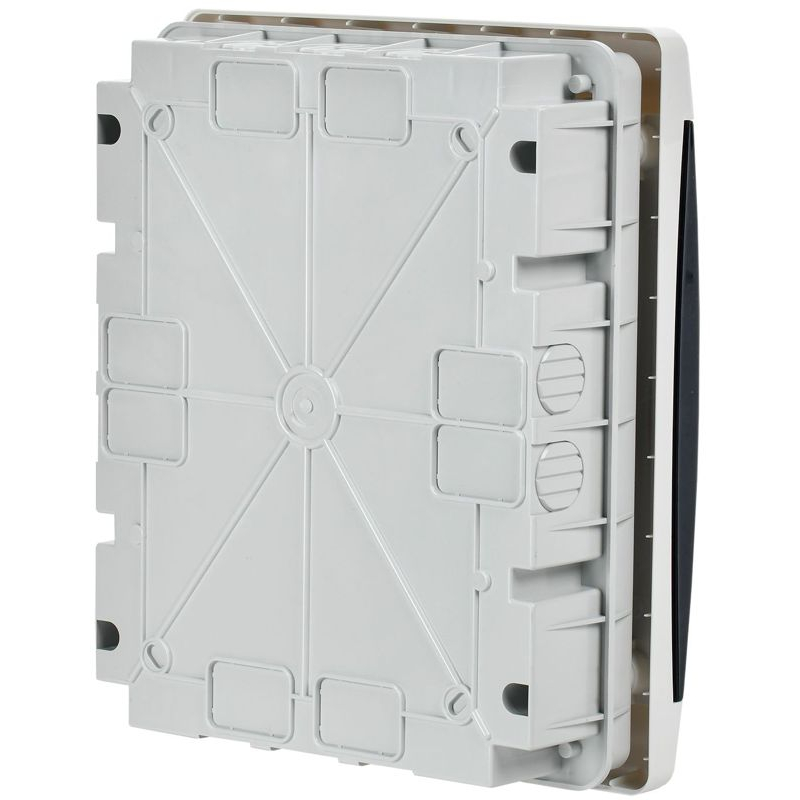 UNION Compact Корпус пластиковый ЩРВ-П-18 IP41 черная прозрачная дверь IEK