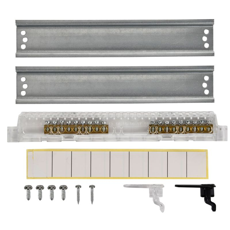 UNION Compact Корпус пластиковый ЩРВ-П-18 IP41 черная прозрачная дверь IEK