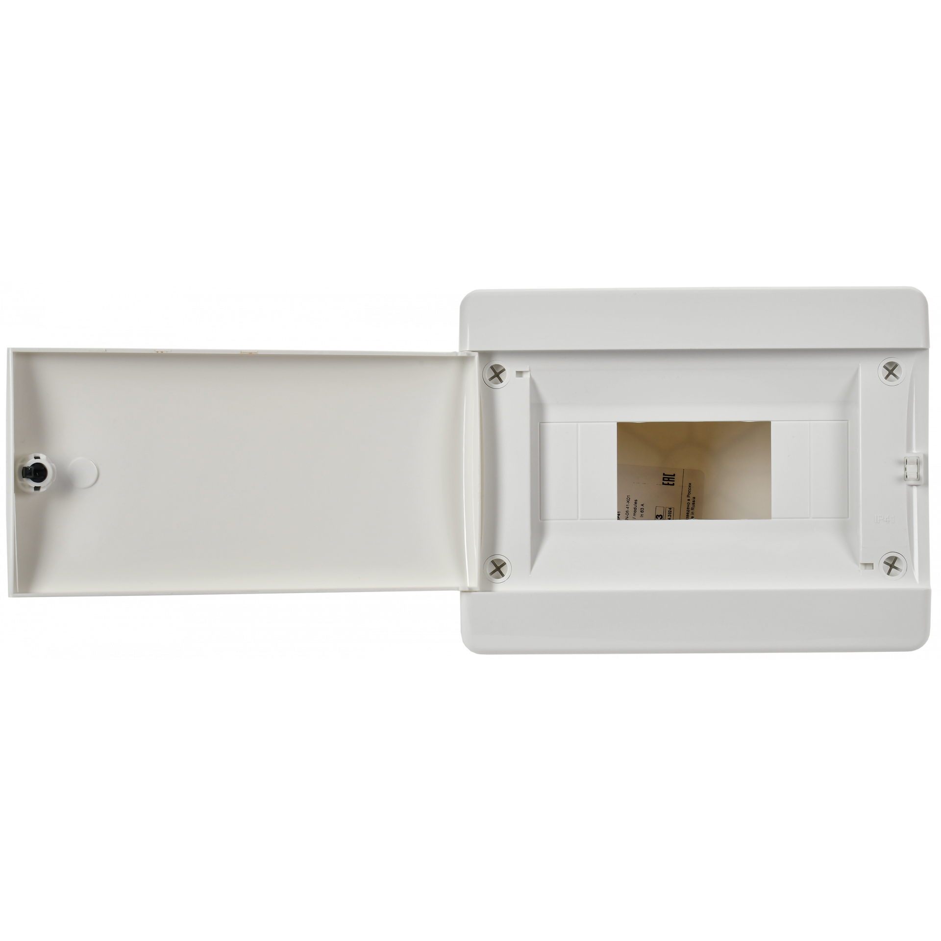 UNION Compact Корпус пластиковый ЩРН-П-8 IP41 белая дверь IEK