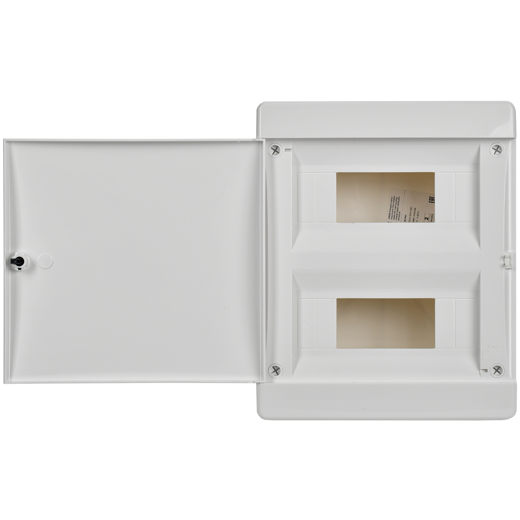 UNION Compact Корпус пластиковый ЩРН-П-18 IP41 белая дверь IEK