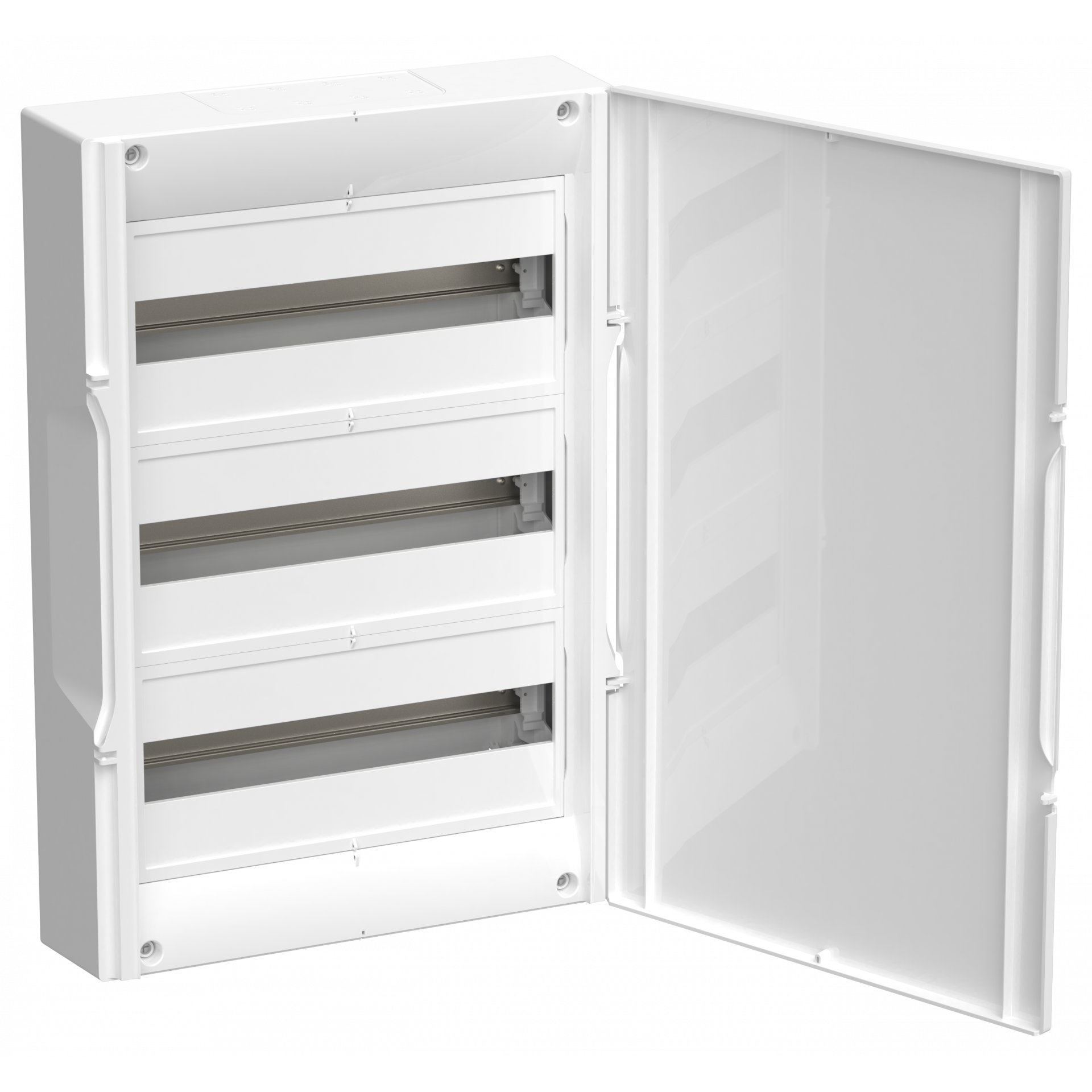 KREPTA Корпус пластиковый ЩРН-П-54 белая дверь IP40 IEK
