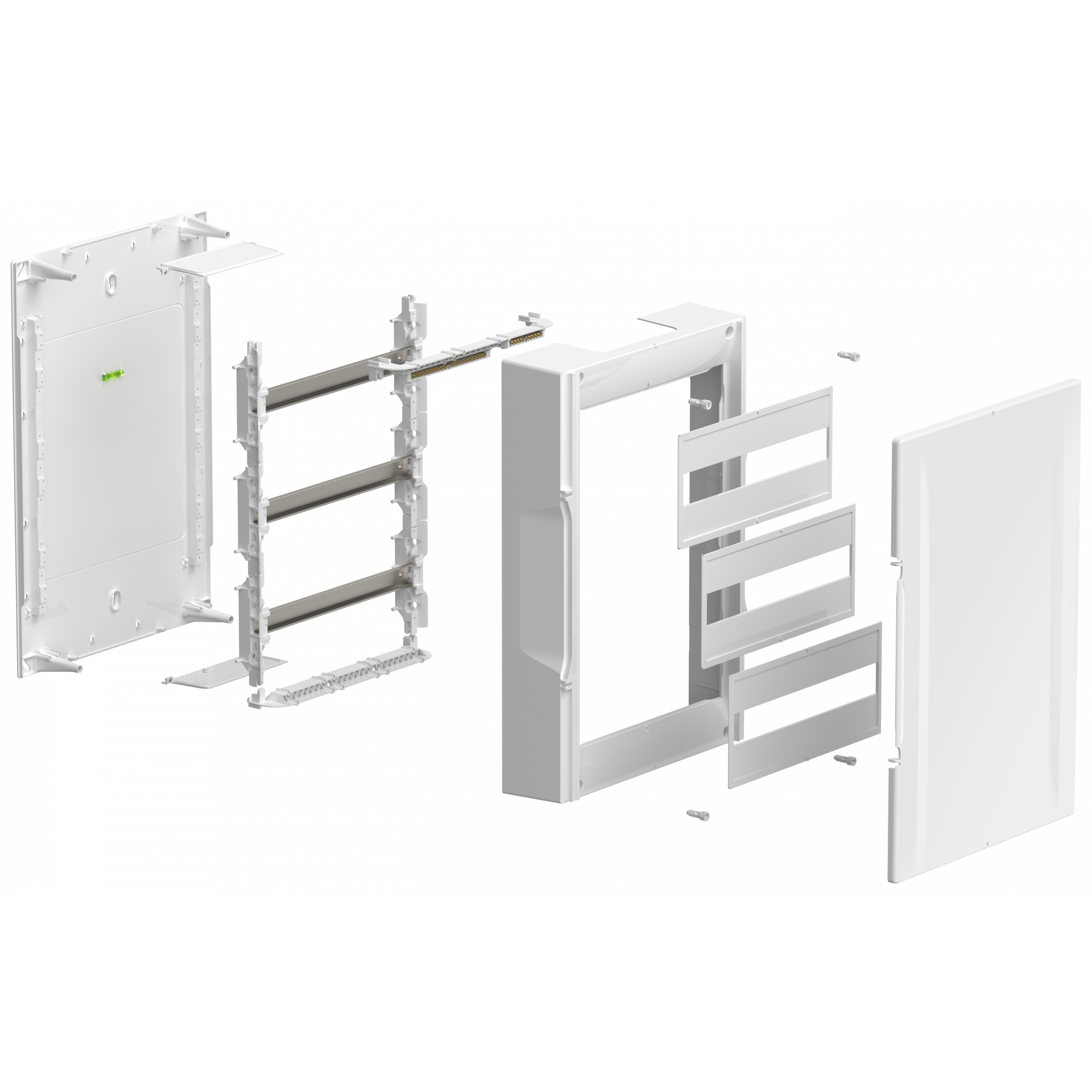 KREPTA Корпус пластиковый ЩРН-П-54 белая дверь IP40 IEK