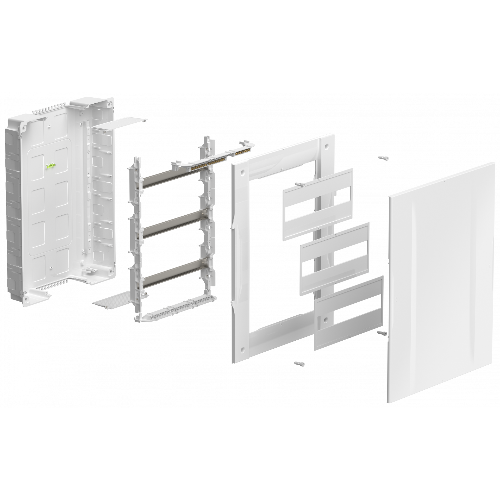 KREPTA Корпус пластиковый ЩРВ-П-54 белая дверь IP40 IEK