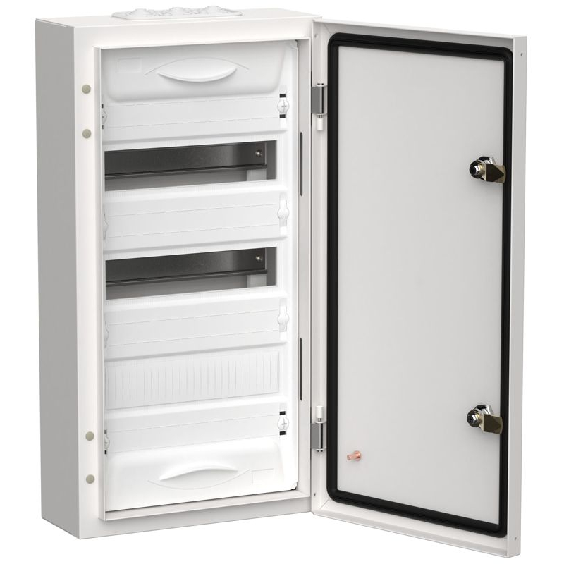 TITAN 5 Корпус металлический ЩРн-36 (1х36) 585х310х140мм IP54 белый (одна дверь) IEK