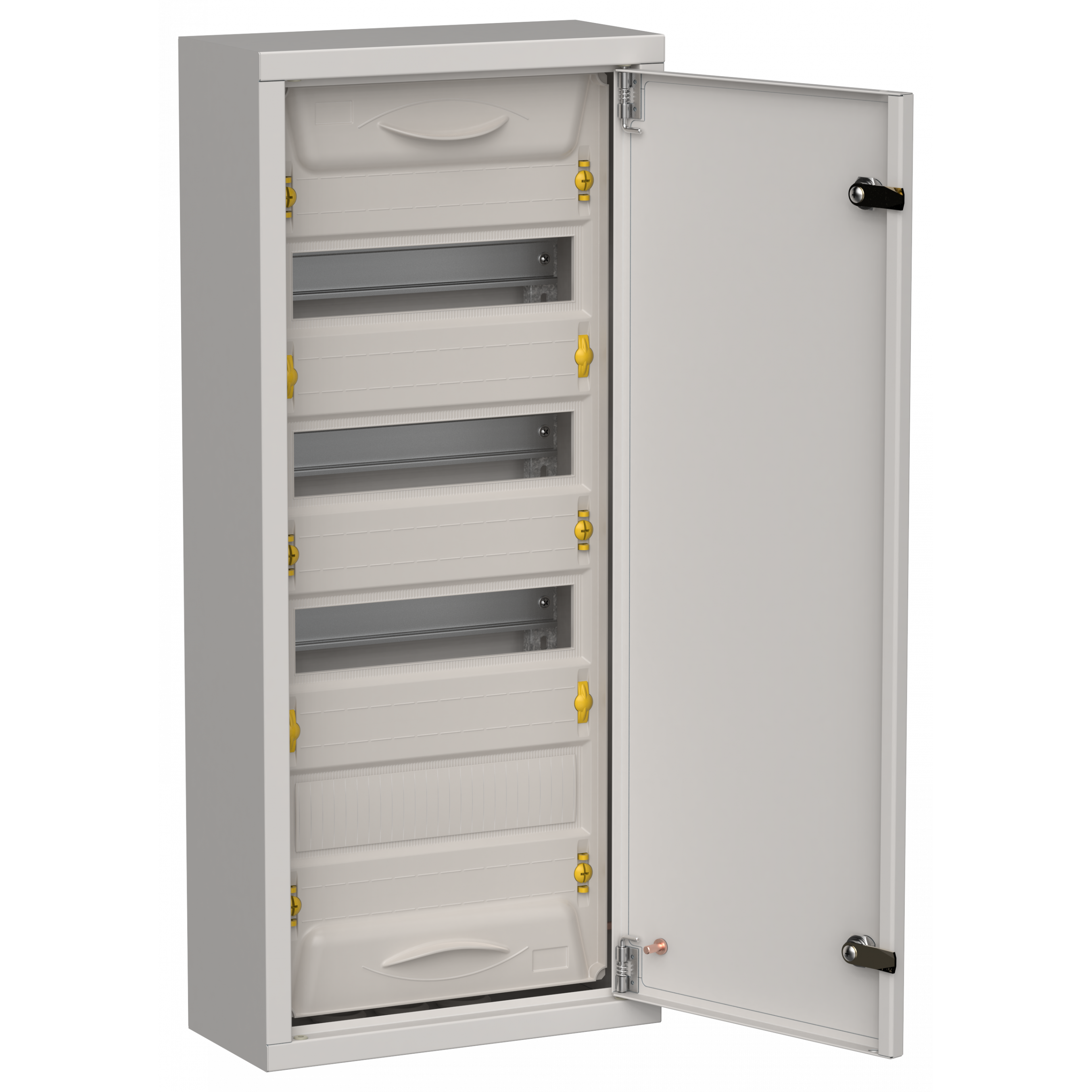 TITAN 5 Корпус металлический ЩРн-48 (1х48) 710х310х140мм IP31 серый (одна дверь) IEK