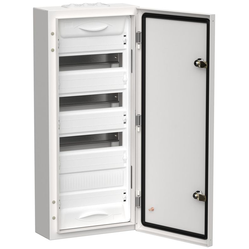 TITAN 5 Корпус металлический ЩРн-48 (1х48) 710х310х140мм IP54 белый (одна дверь) IEK