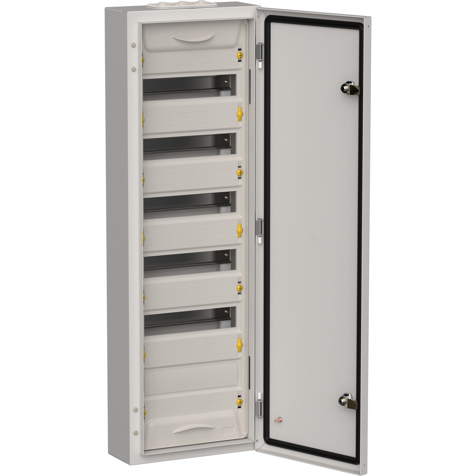 TITAN 5 Корпус металлический ЩРн-72 (1х72) 960х310х140мм IP54 серый (одна дверь) IEK