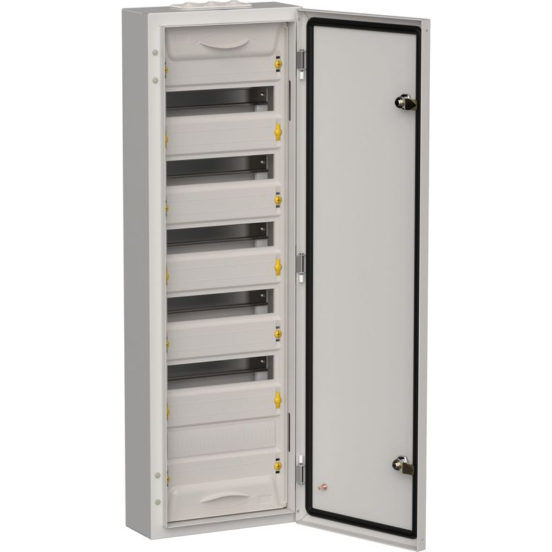 TITAN 5 Корпус металлический ЩРн-72 (1х72) 960х310х140мм IP54 серый (одна дверь) IEK